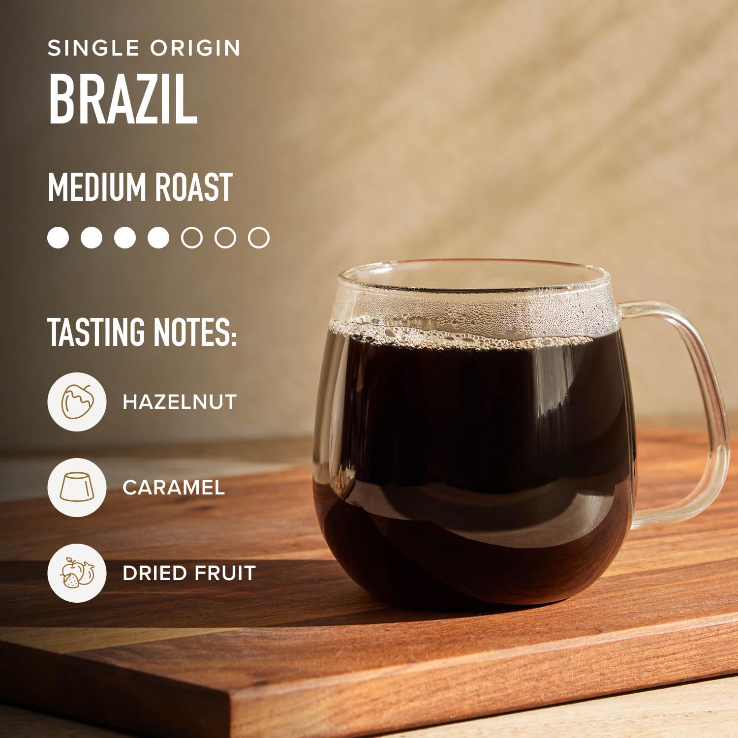 Ground setup for drip or pour-over brewing.