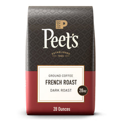 Peet's Coffee French Roast ground bag ready for a bold daily brew.