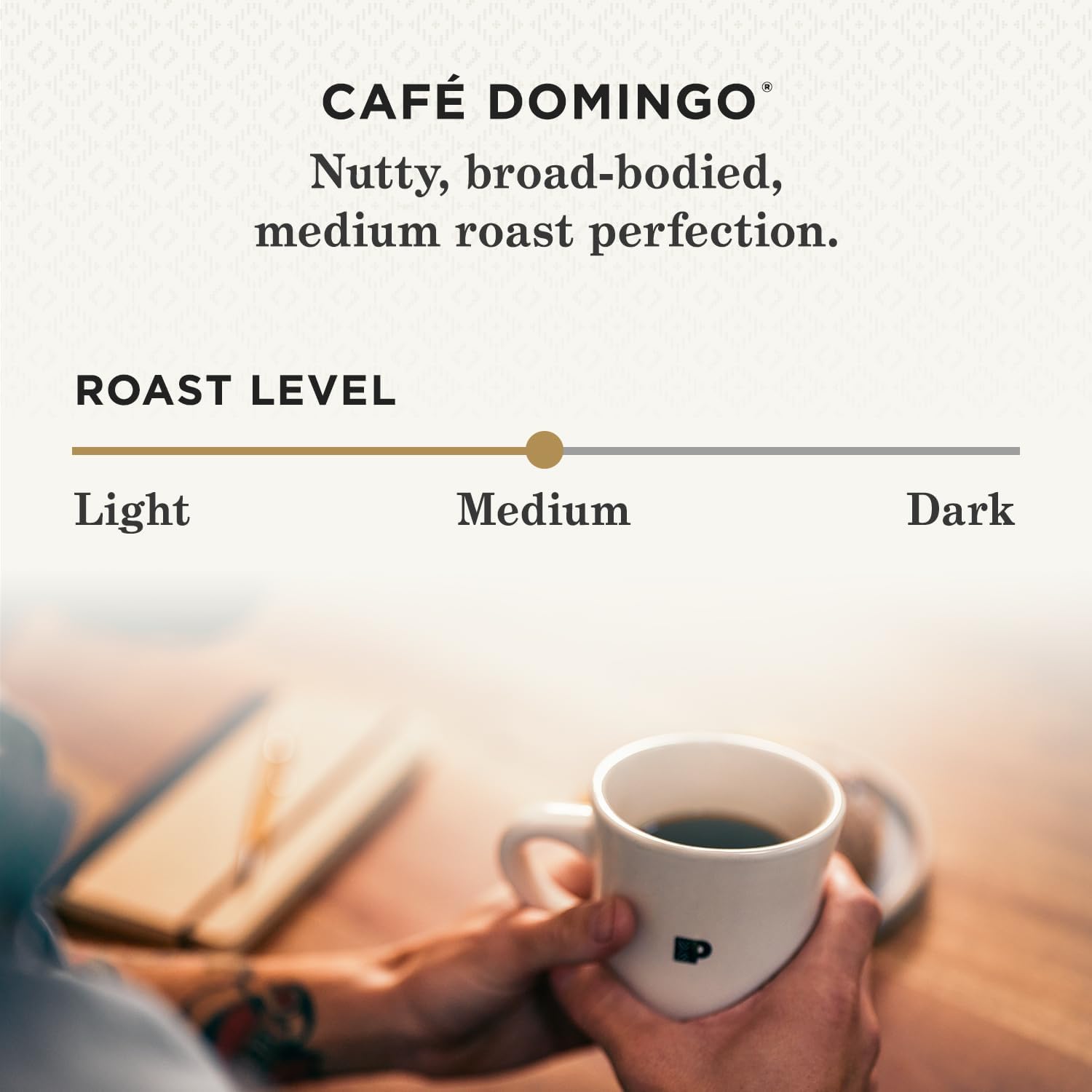 Keurig-ready Peet's Coffee pod in a single-serve brewer