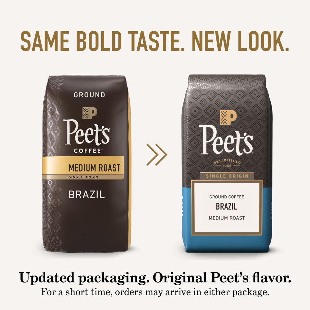 Ground coffee ideal for drip or pour-over brewing.