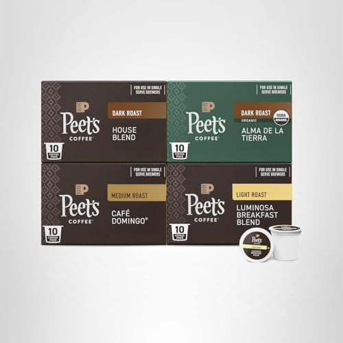 Peet's Organic certification logo emphasizing USDA Organic quality.