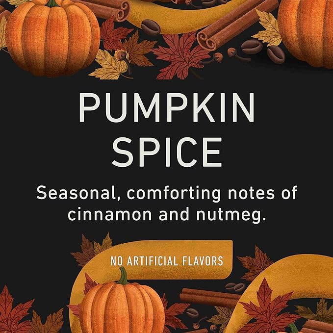 Peet's Pumpkin Spice uses Brazil single-origin beans for full-bodied flavor.