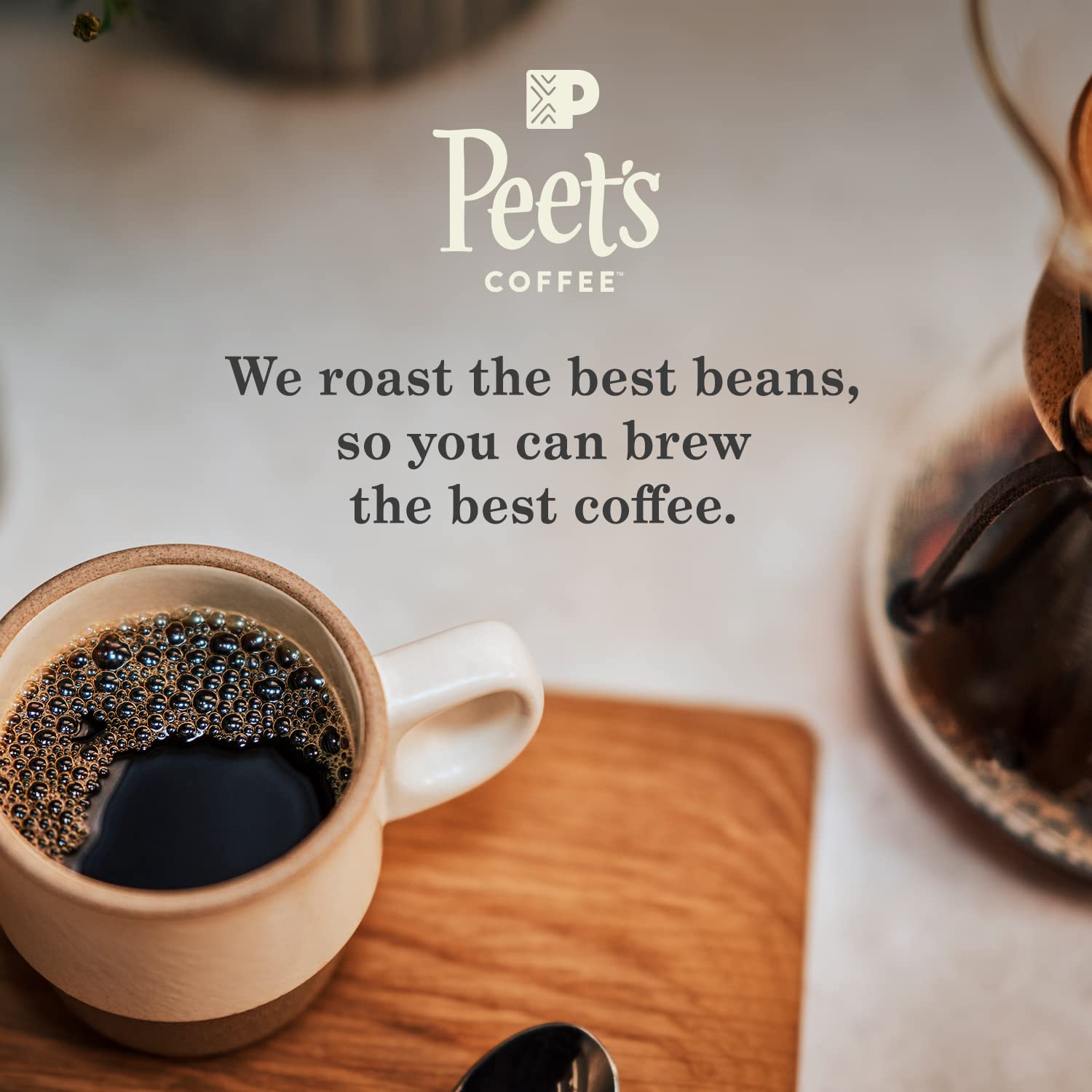 Recyclable K-Cups support Peet's commitment to responsible packaging.