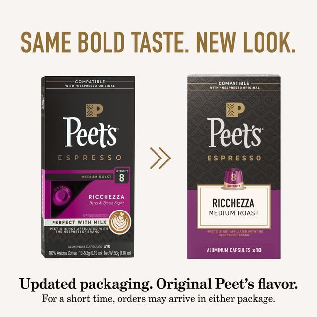 Boxes of five packs displayed for easy daily brewing
