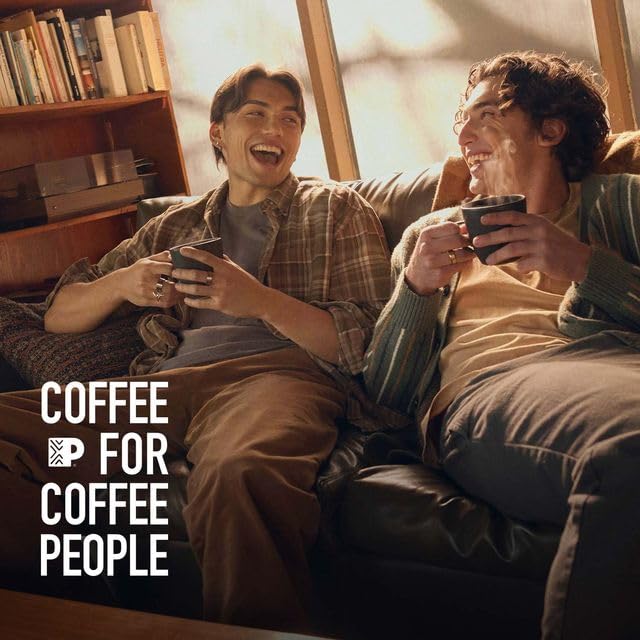Scooping and pouring Peet's House Blend creates a mindful routine.
