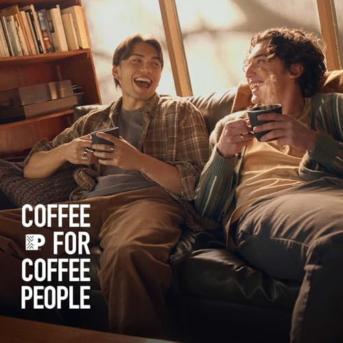 Peet's steaming cup ready to enjoy a fragrant aroma.
