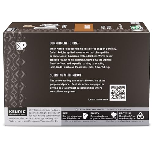 Peet's K-Cup brewer setup offers fast, reliable mornings.