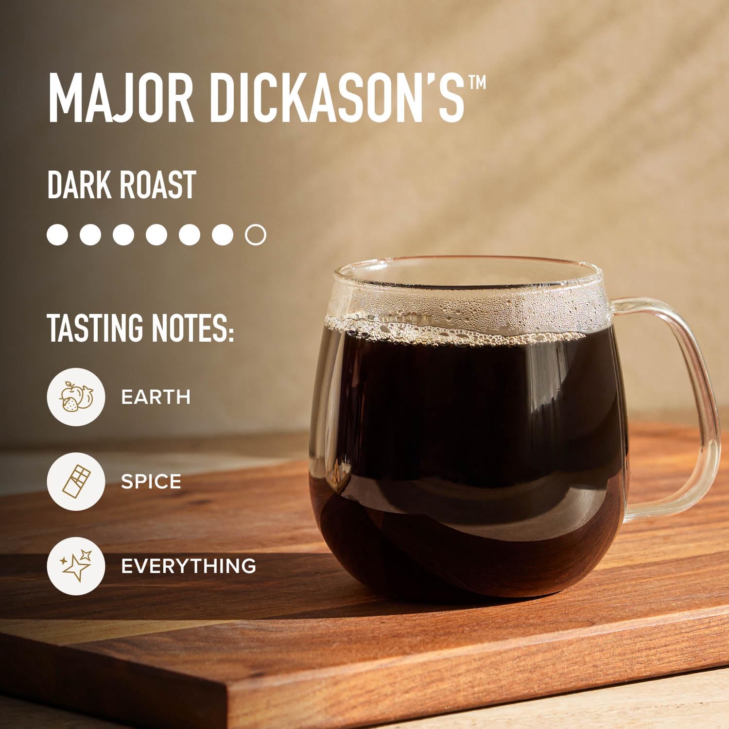 Peet's Major Dickason's blend offers balanced, deep flavor.