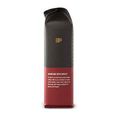 Peet's Major Dickason's pour-over brew setup shows bold flavor potential.