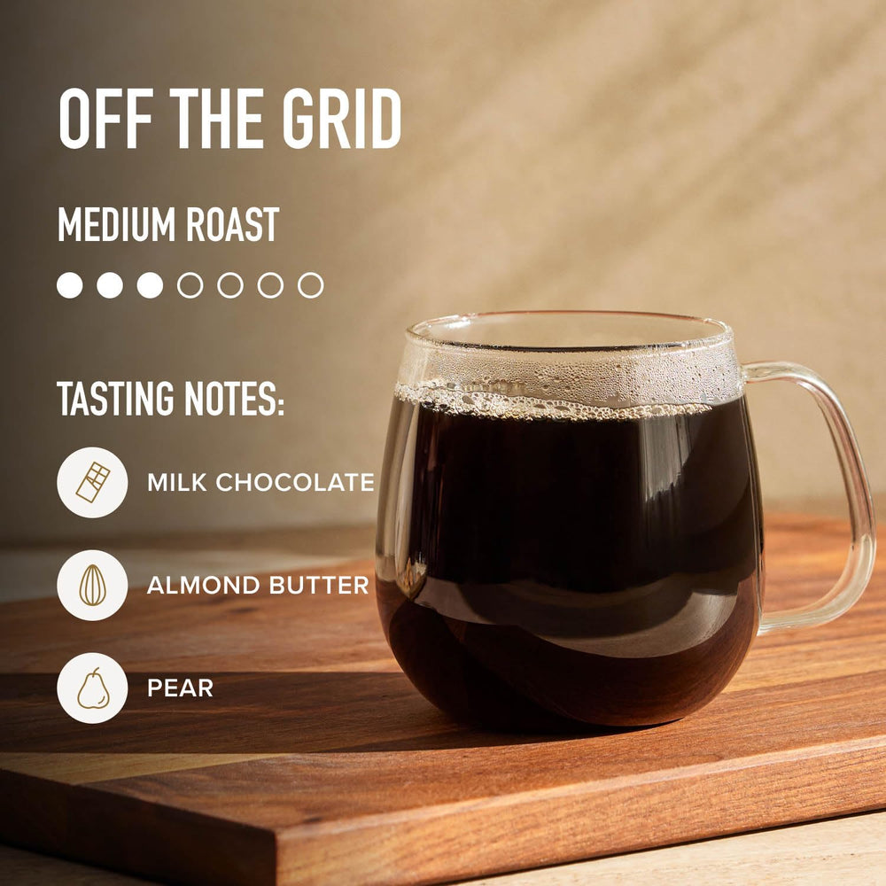 Peet's Off the Grid pour-over setup for a clean cup