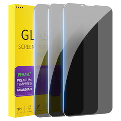 PEHAEL privacy screen protector for iPhone 17e with edge-to-edge privacy