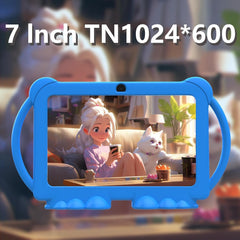 PEICHENG Kids Tablet blue back camera view for photo-friendly play