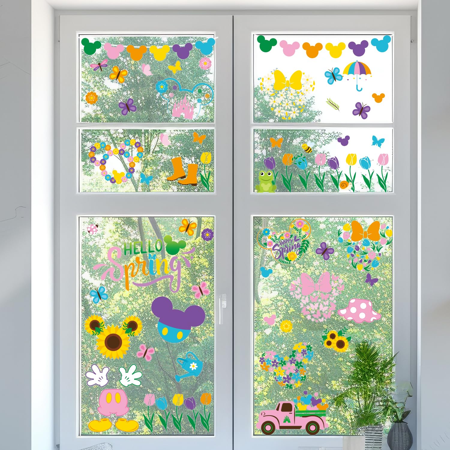 pekeng spring window clings instantly create spring vibes