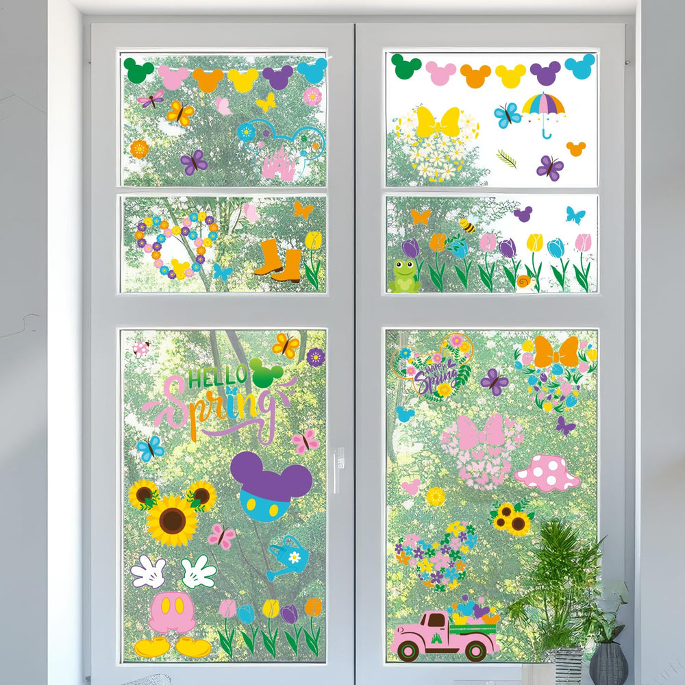 pekeng spring window clings instantly create spring vibes