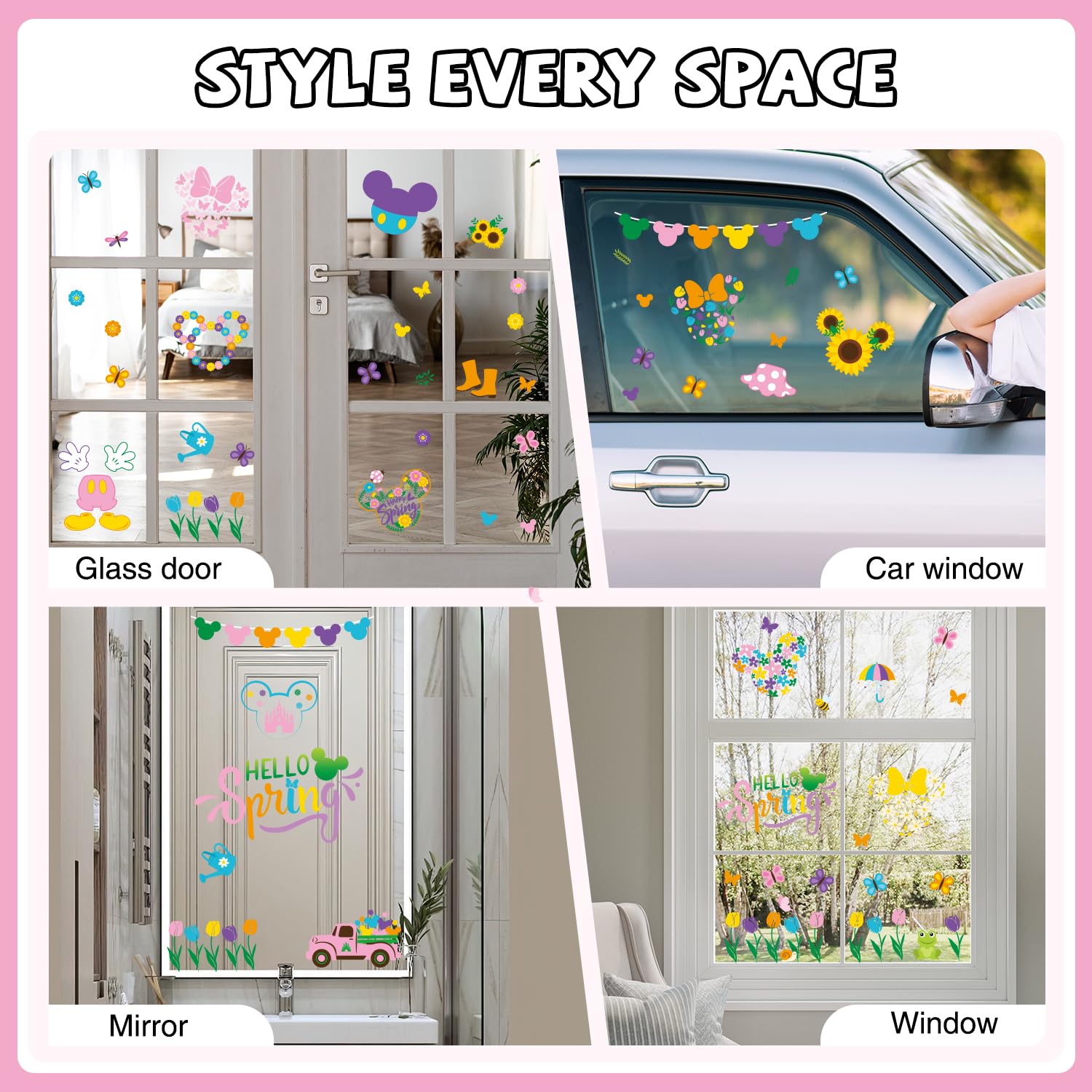 pekeng spring window clings versatile on windows, doors, and mirrors