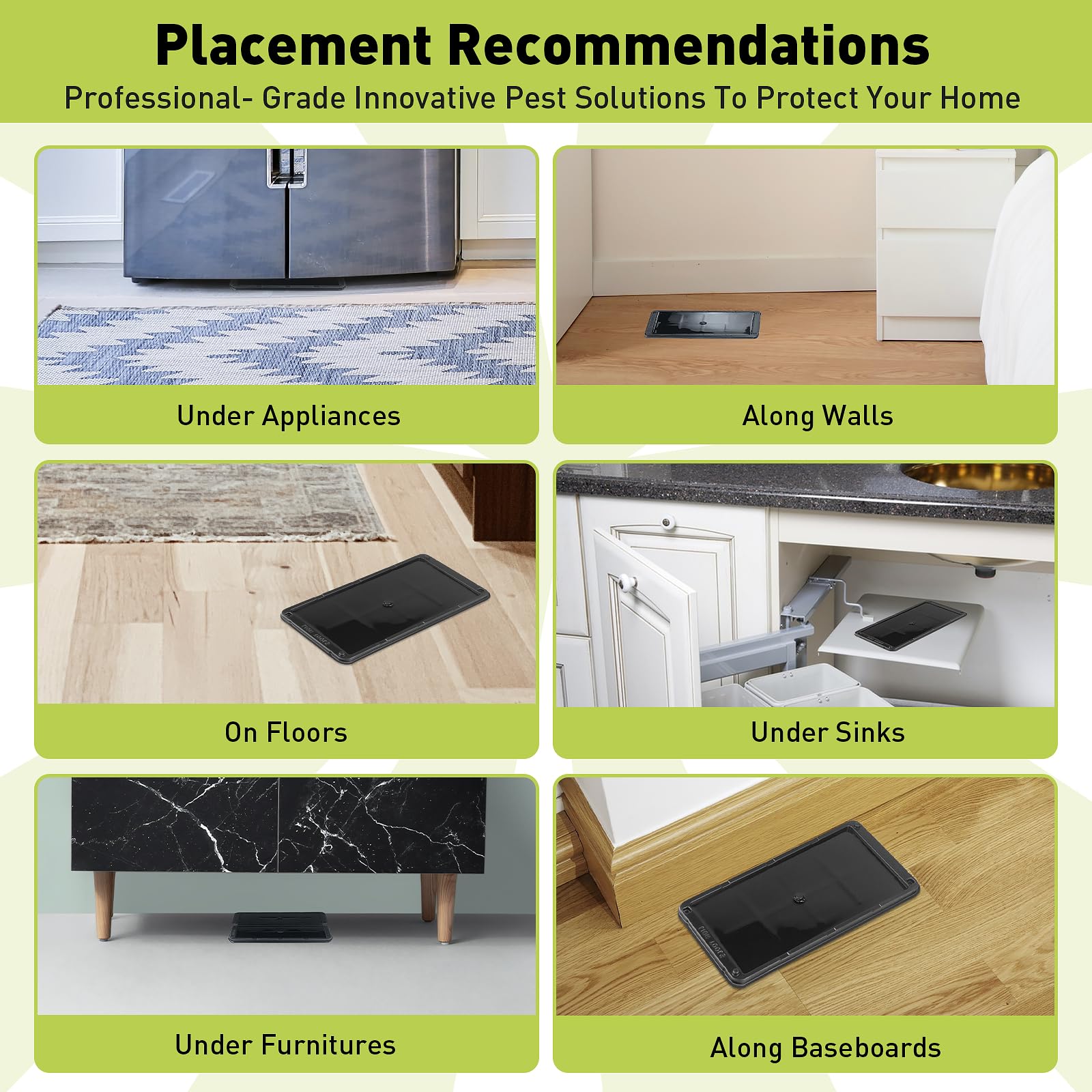 Pelrayt easy-setup prebaited traps show simple placement.