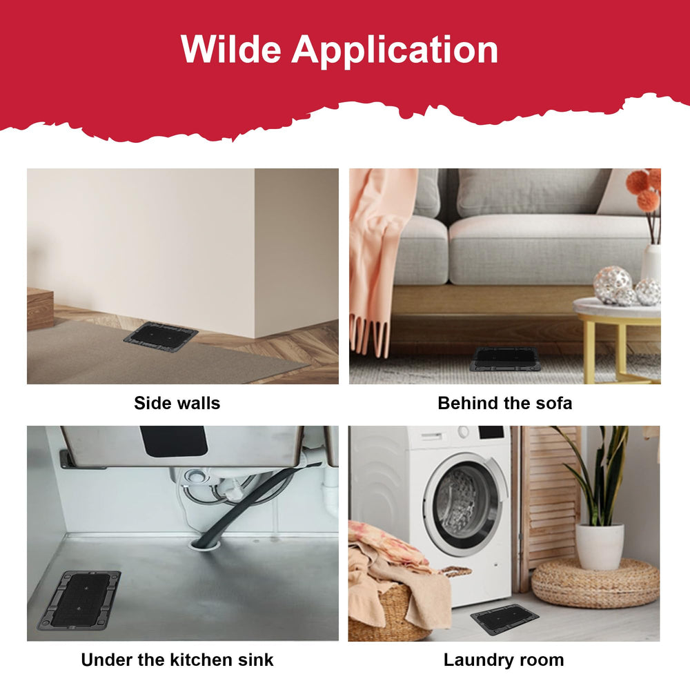 Pelrayt glue trap supports indoor and outdoor use in versatile setups.
