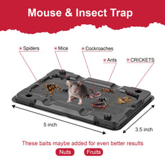 Pelrayt non-toxic glue traps protect homes with kids and pets.