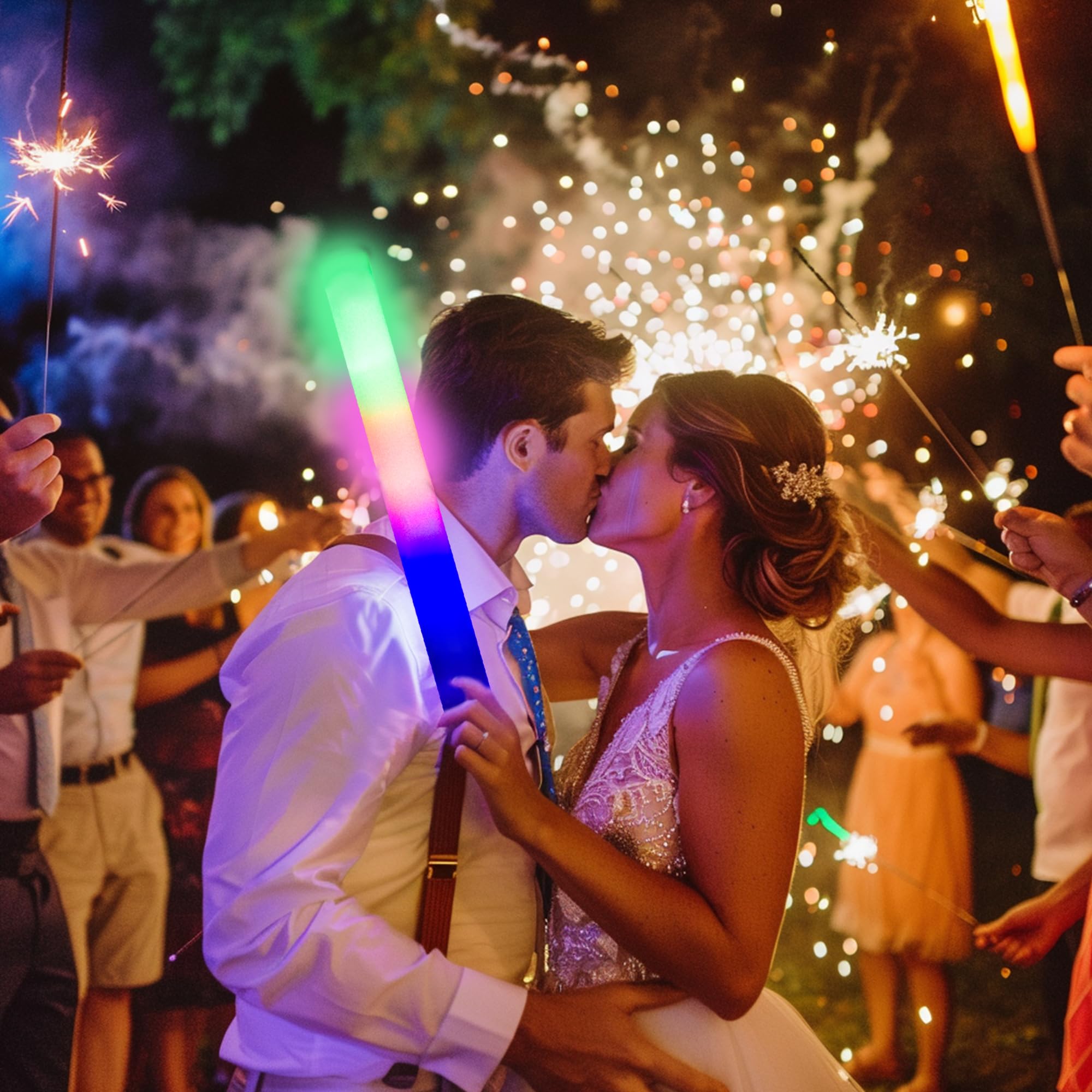 Pelreame glow sticks ideal for weddings, birthdays, concerts and carnivals.