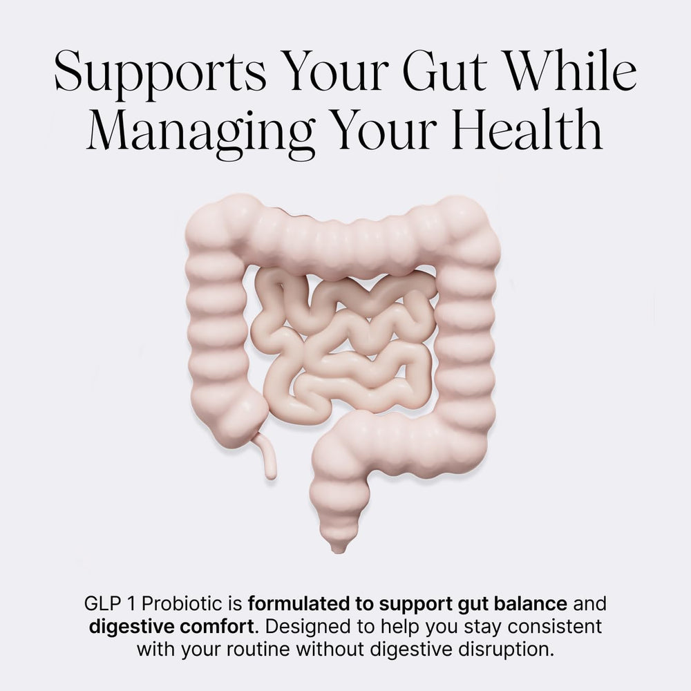 Pendulum GLP-1 Probiotic package with suggested usage and benefits.