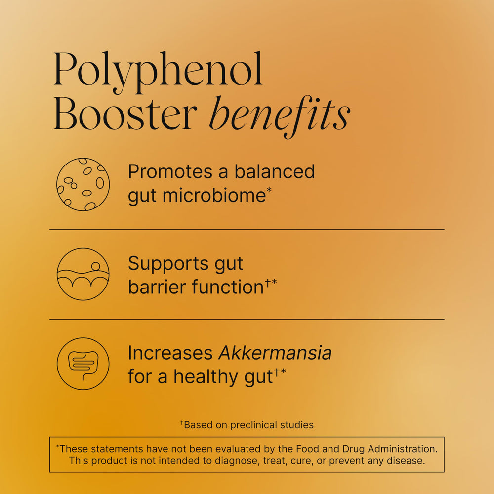 Pendulum Polyphenol Booster capsules side view for easy daily dosage.