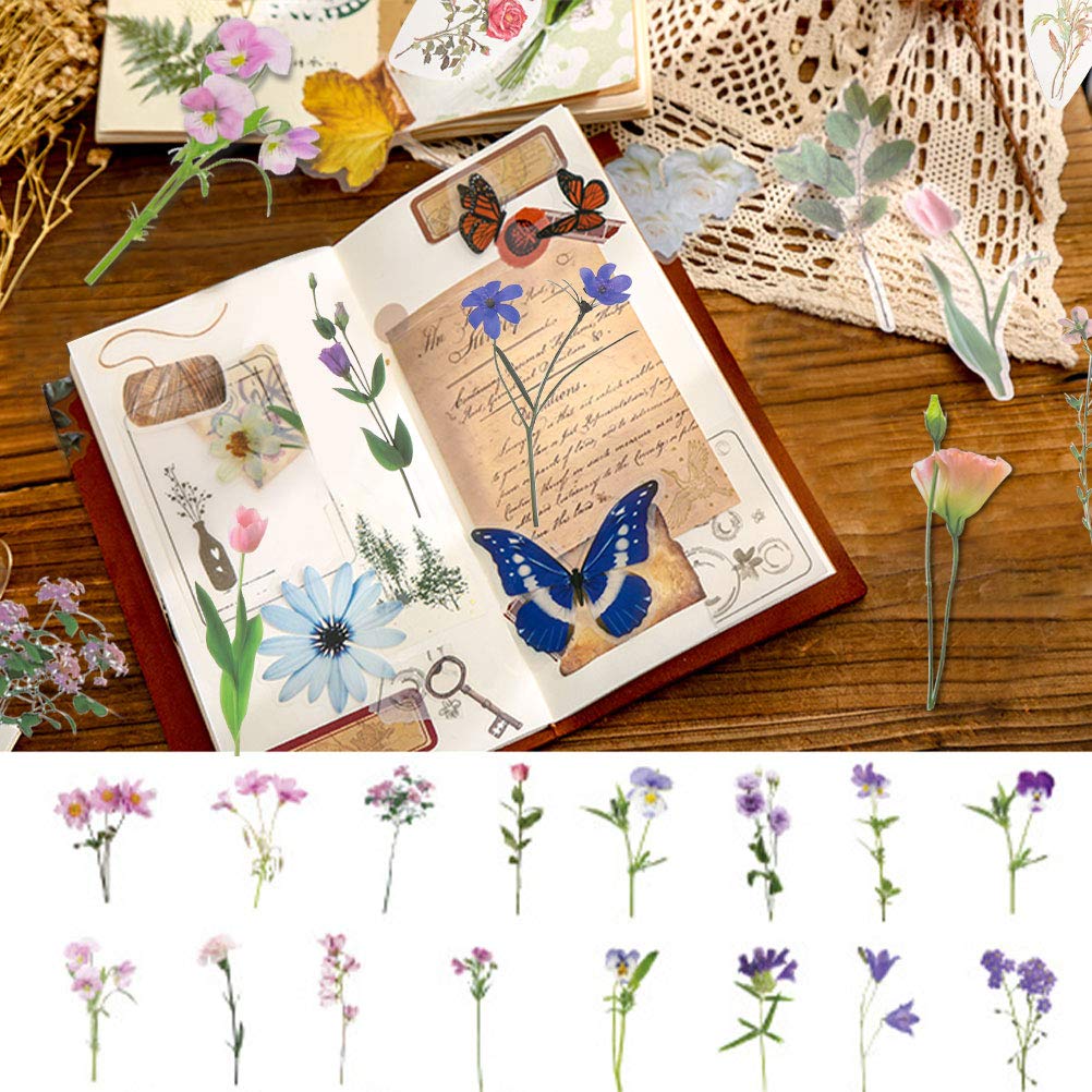 Pengxiaomei card-making flower stickers for handmade greetings and gifts