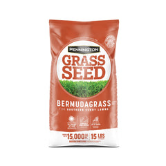 Pennington Bermudagrass seed 15 lb bag for sunny lawns.