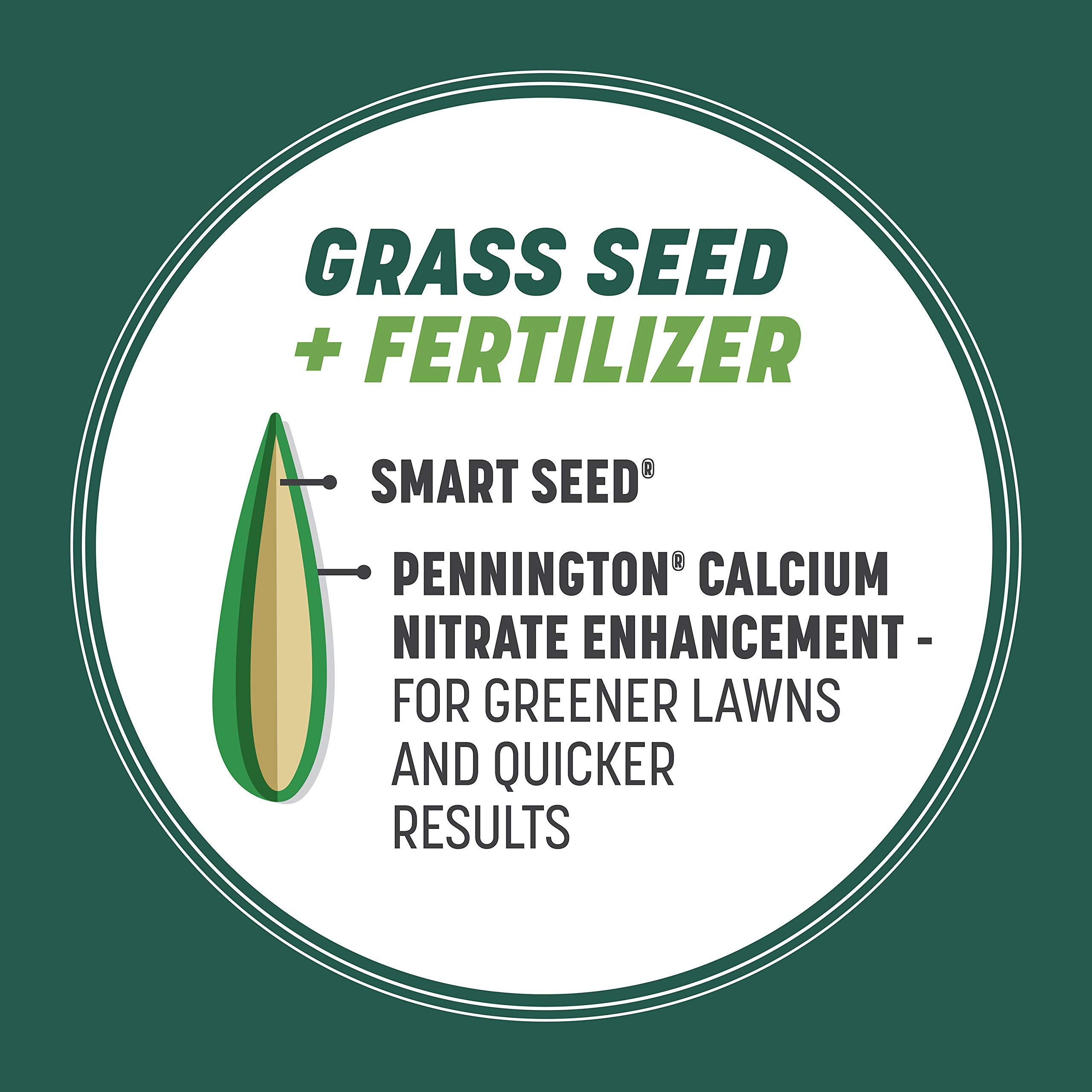 Pennington Smart Seed disease-resistant grass boosts lawn health under stress.