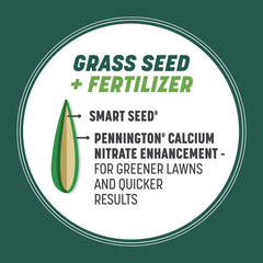 Pennington Smart Seed disease-resistant grass boosts lawn health under stress.