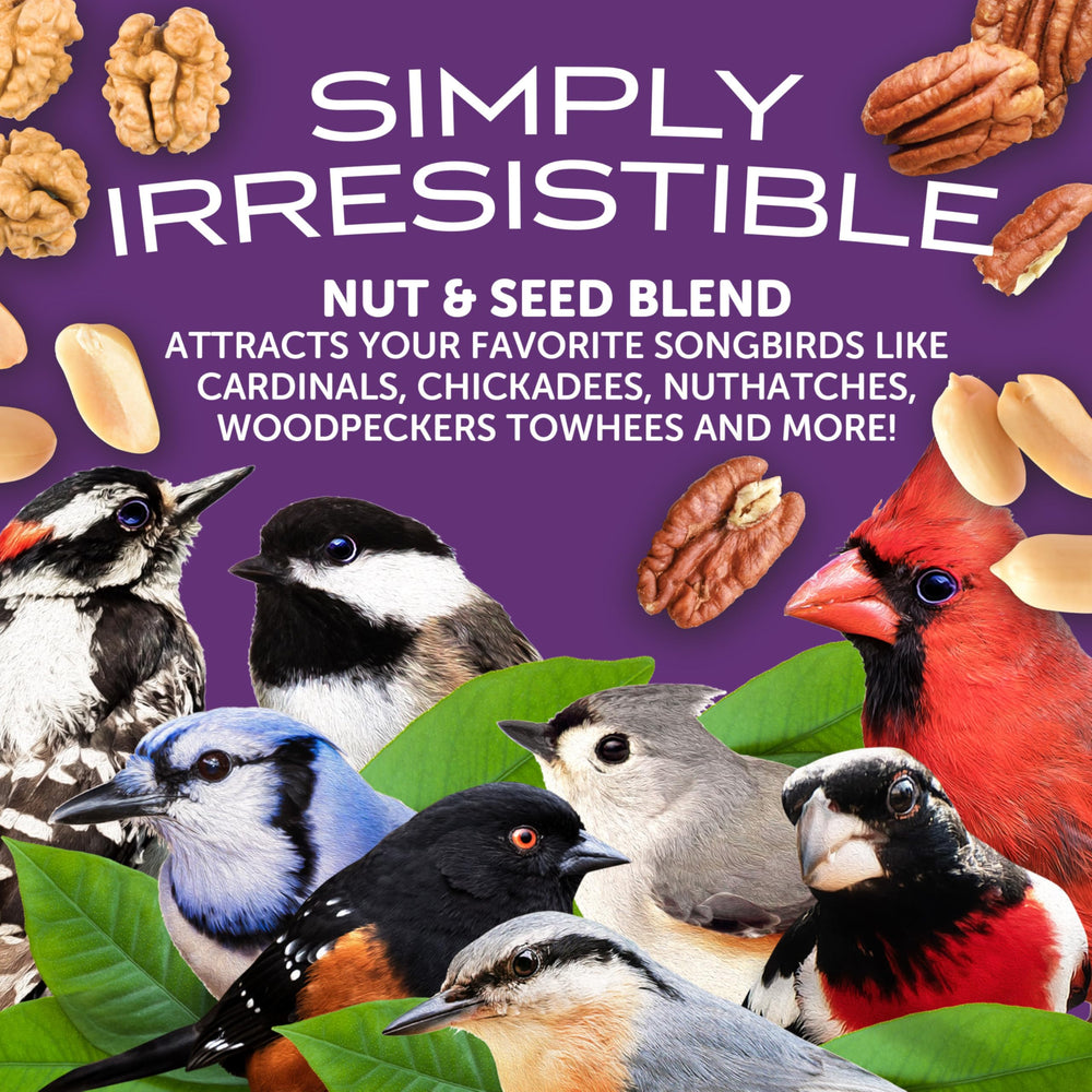 Pennington Ultra Double Nut, Nut & Fruit Blend compatible with multiple feeder types