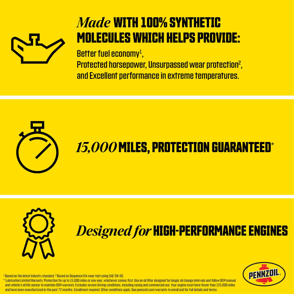Engine bay illustration: Pennzoil Euro 5W-40 for European vehicles