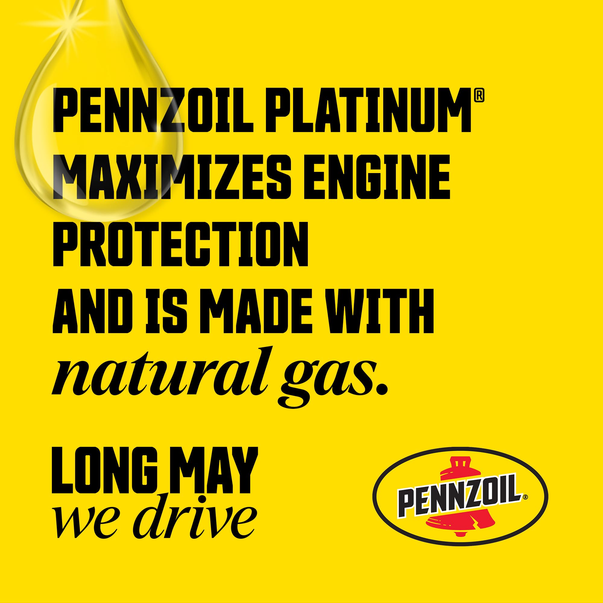 Six-pack packaging display of Pennzoil Platinum Euro 5W-40