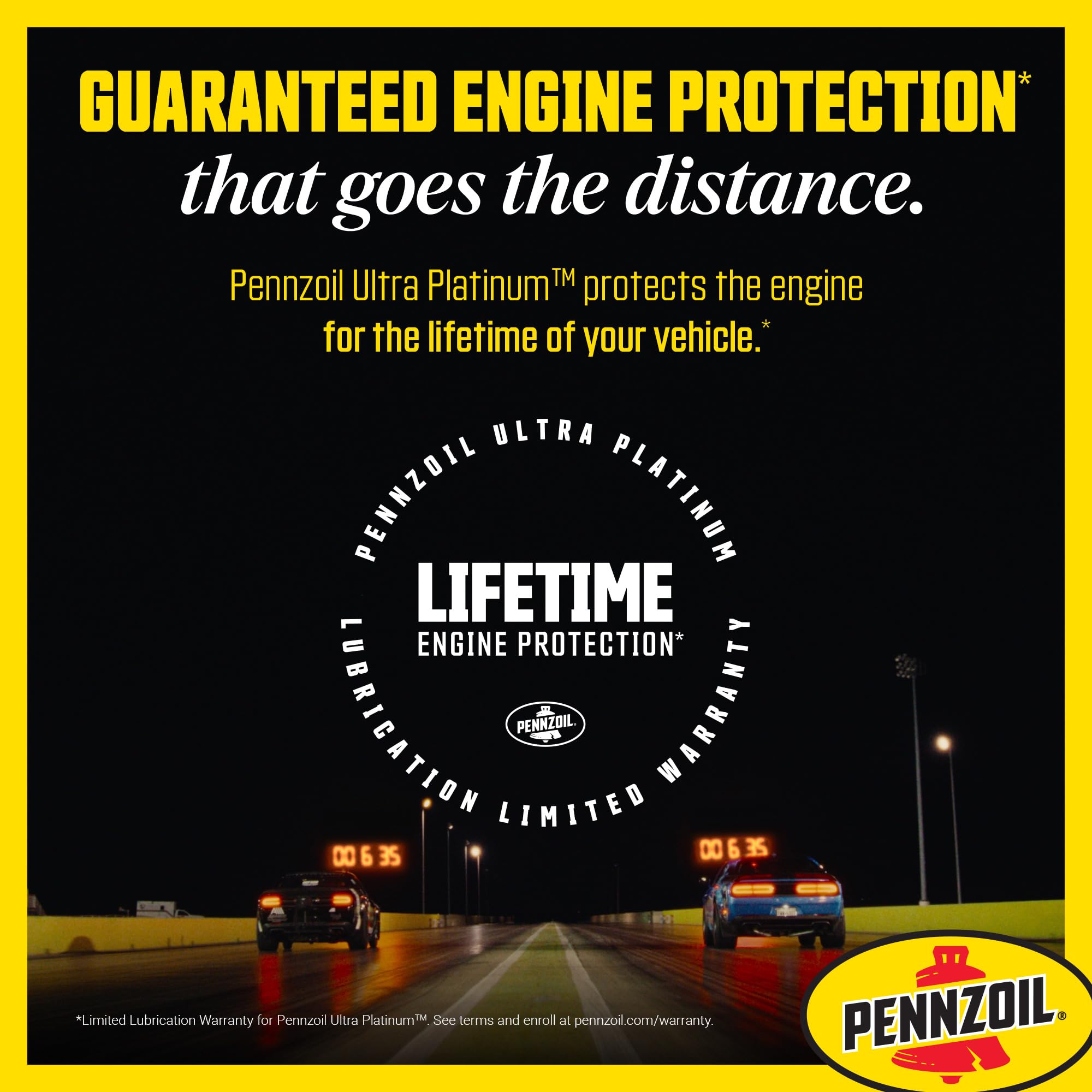 Customer applies Pennzoil Ultra Platinum in a high-performance vehicle for protection