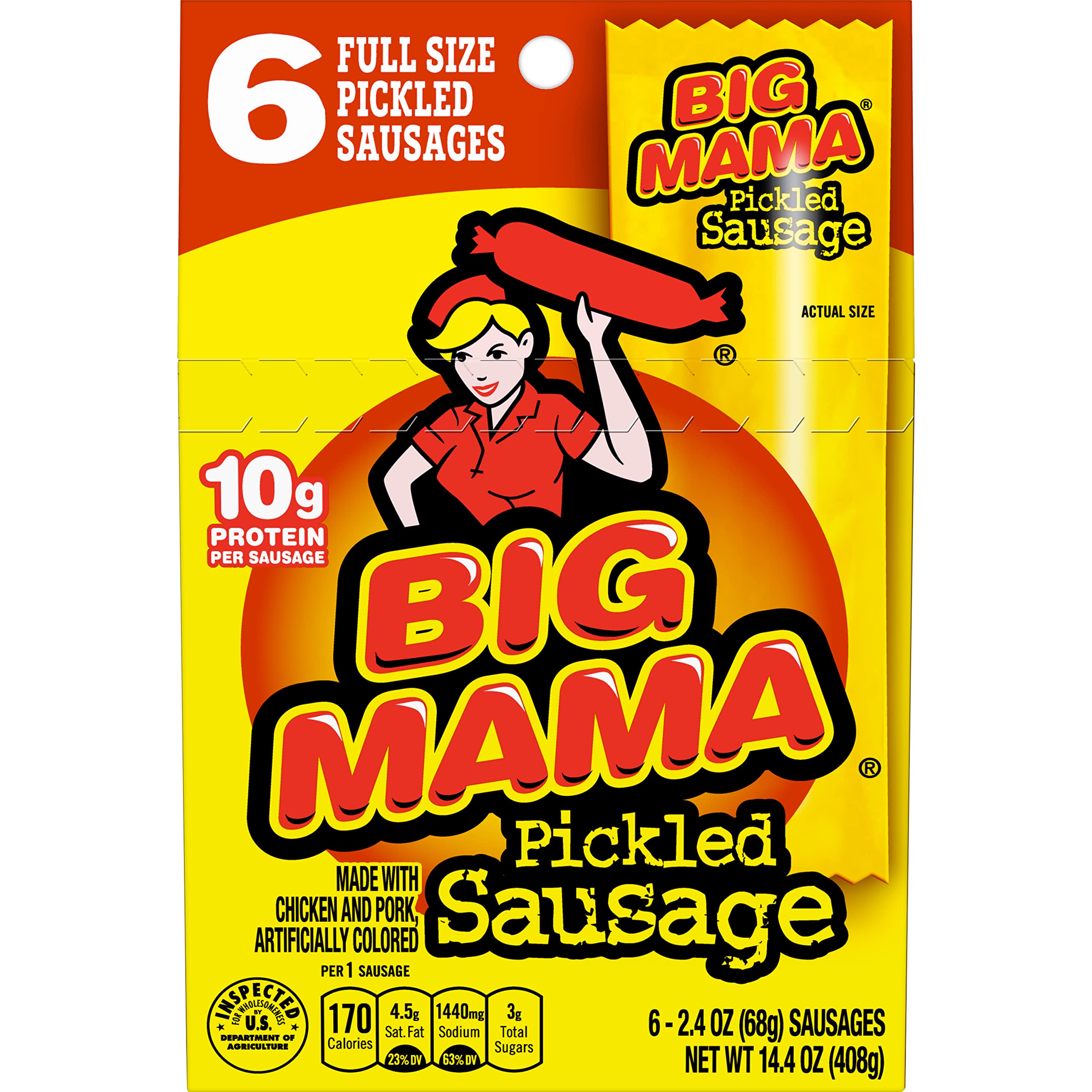 Penrose Big Mama six-pack front view for quick snacks on the go