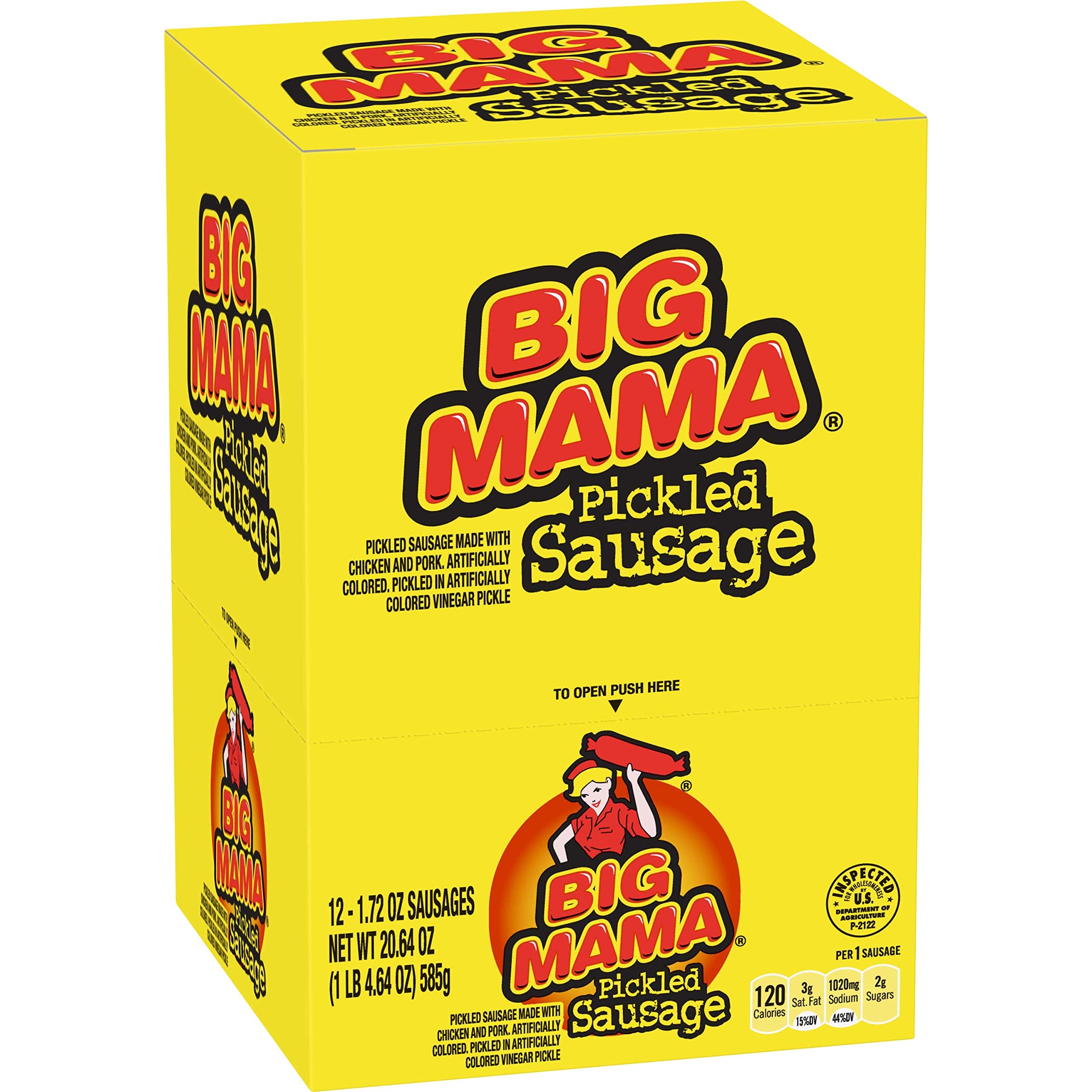 Penrose Big Mama pickled sausages pack for a convenient on-the-go snack