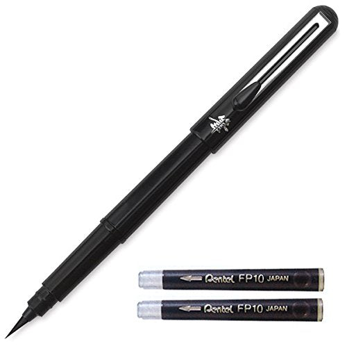 Pentel Arts Pocket Brush Pen cap and pocket clip enable portable sketching on the go.