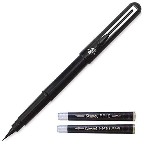 Pentel Arts Pocket Brush Pen refills offer extended use and consistent ink flow for details.