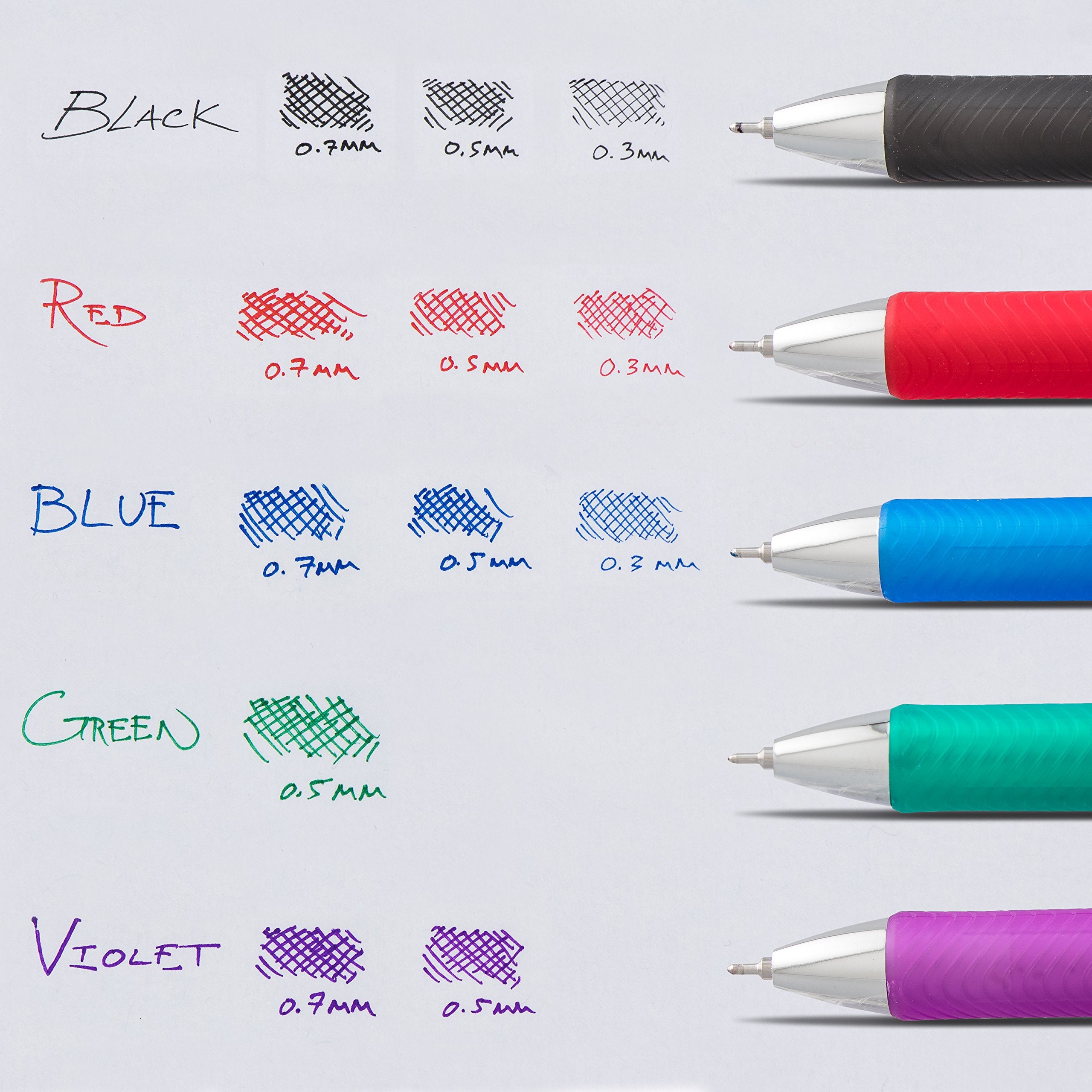 15-pack Pentel EnerGel Deluxe RTX value pack offers versatile office writing.