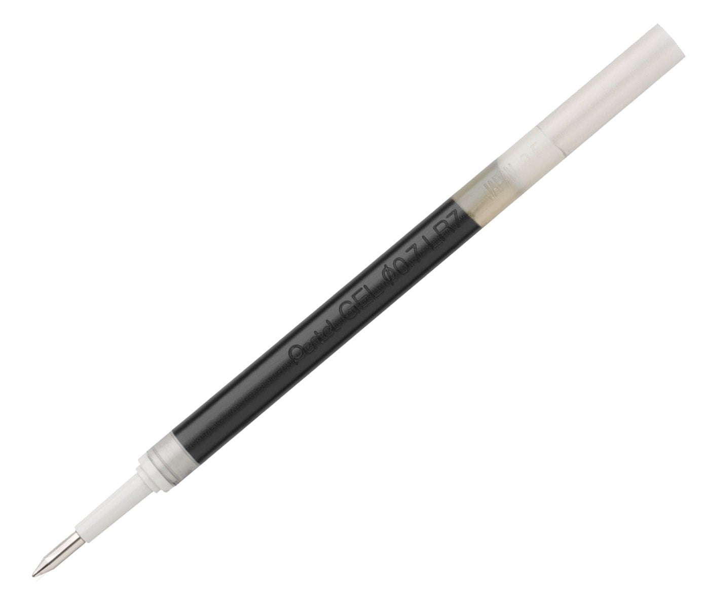 Pentel EnerGel LR-7 black refill; 0.7mm gel pen, 10-pack for smooth writing.