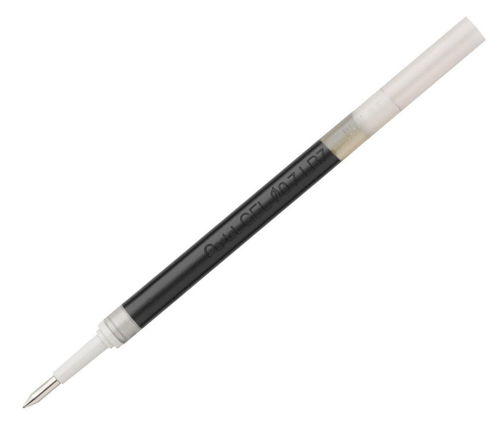Pentel EnerGel LR-7 black refill; 0.7mm gel pen, 10-pack for smooth writing.