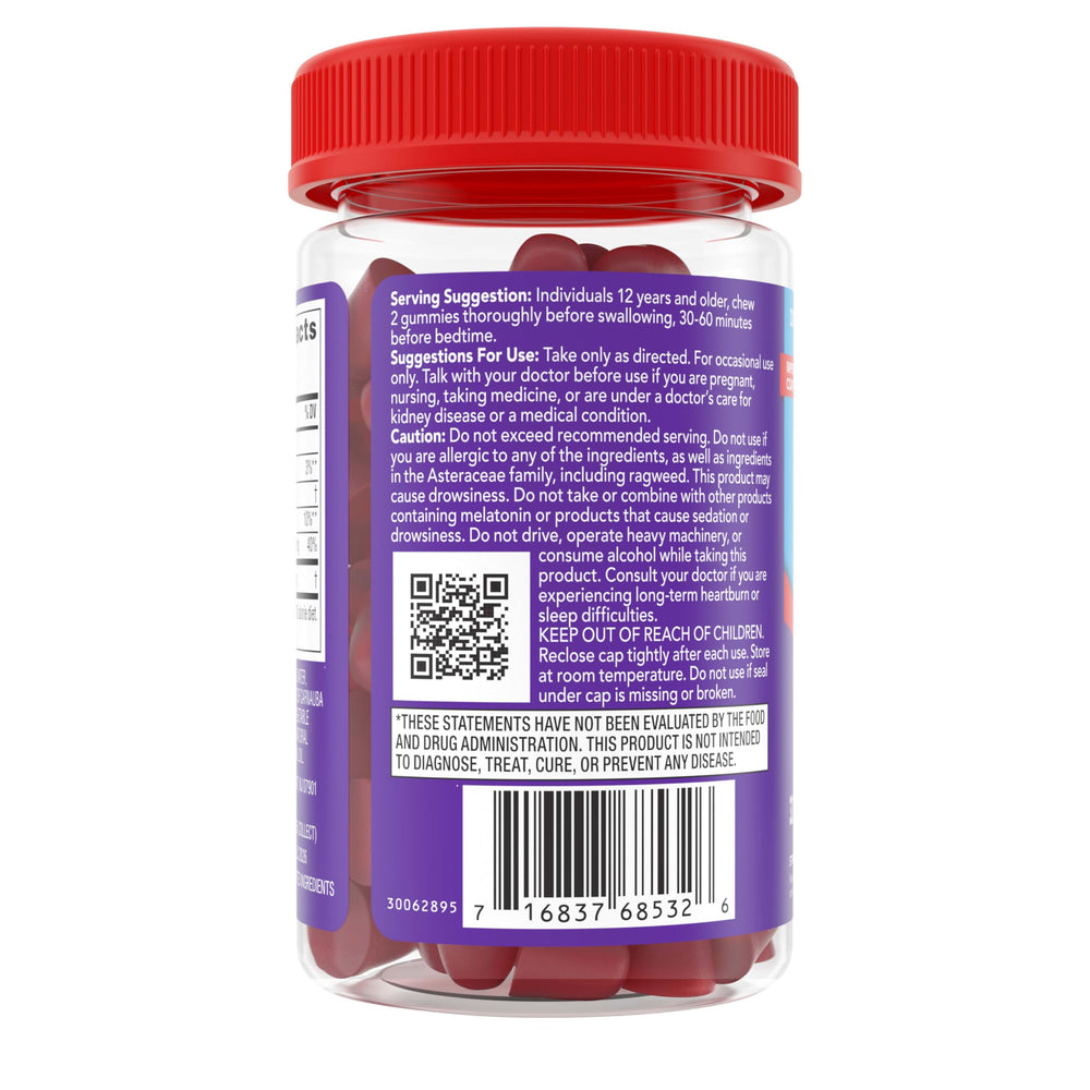 Family-friendly Pepcid gummies packaging for ages 12 and up.