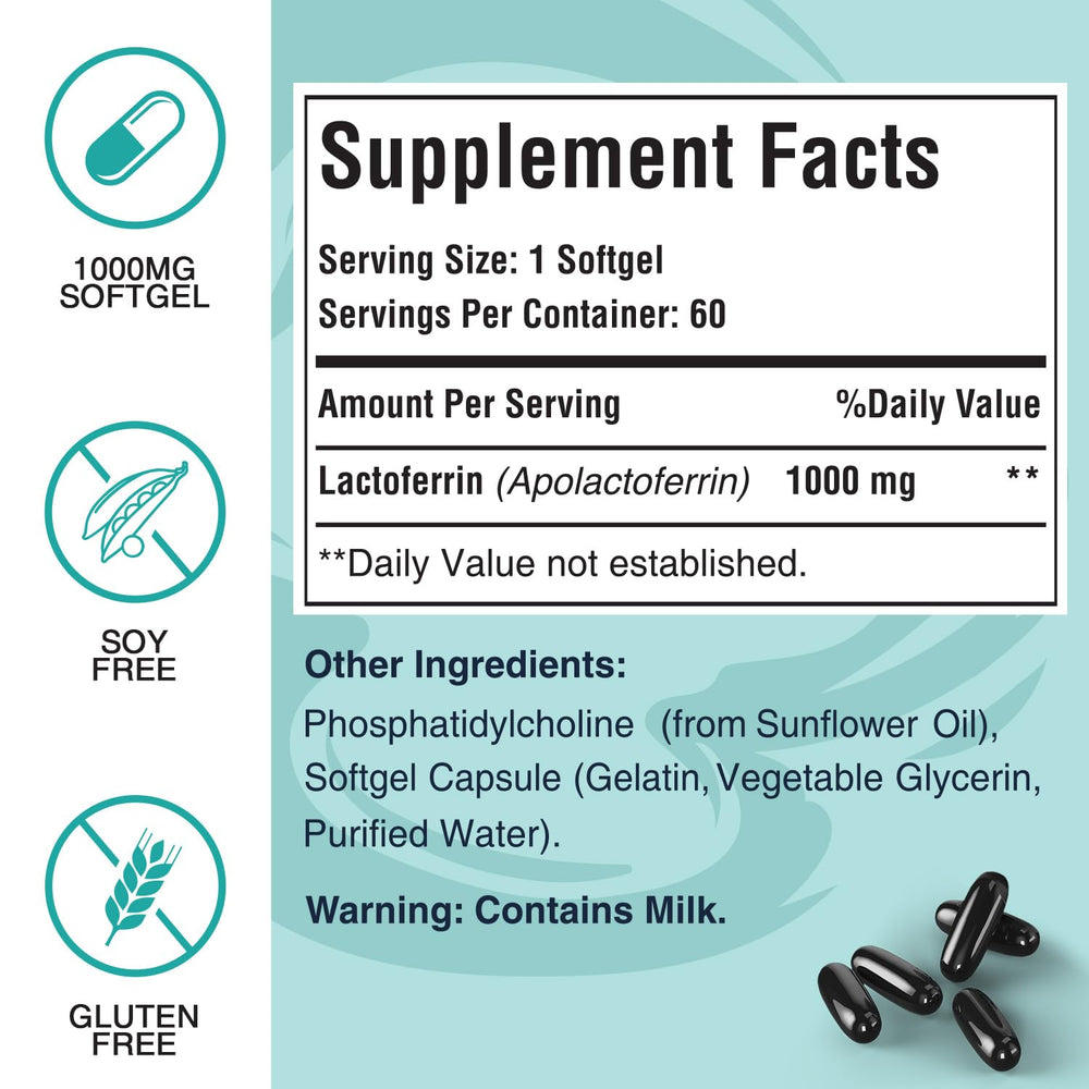 Pepeior lactoferrin origin from bovine colostrum
