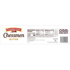 Chessmen butter cookies product shot with velvety texture and rich flavor.