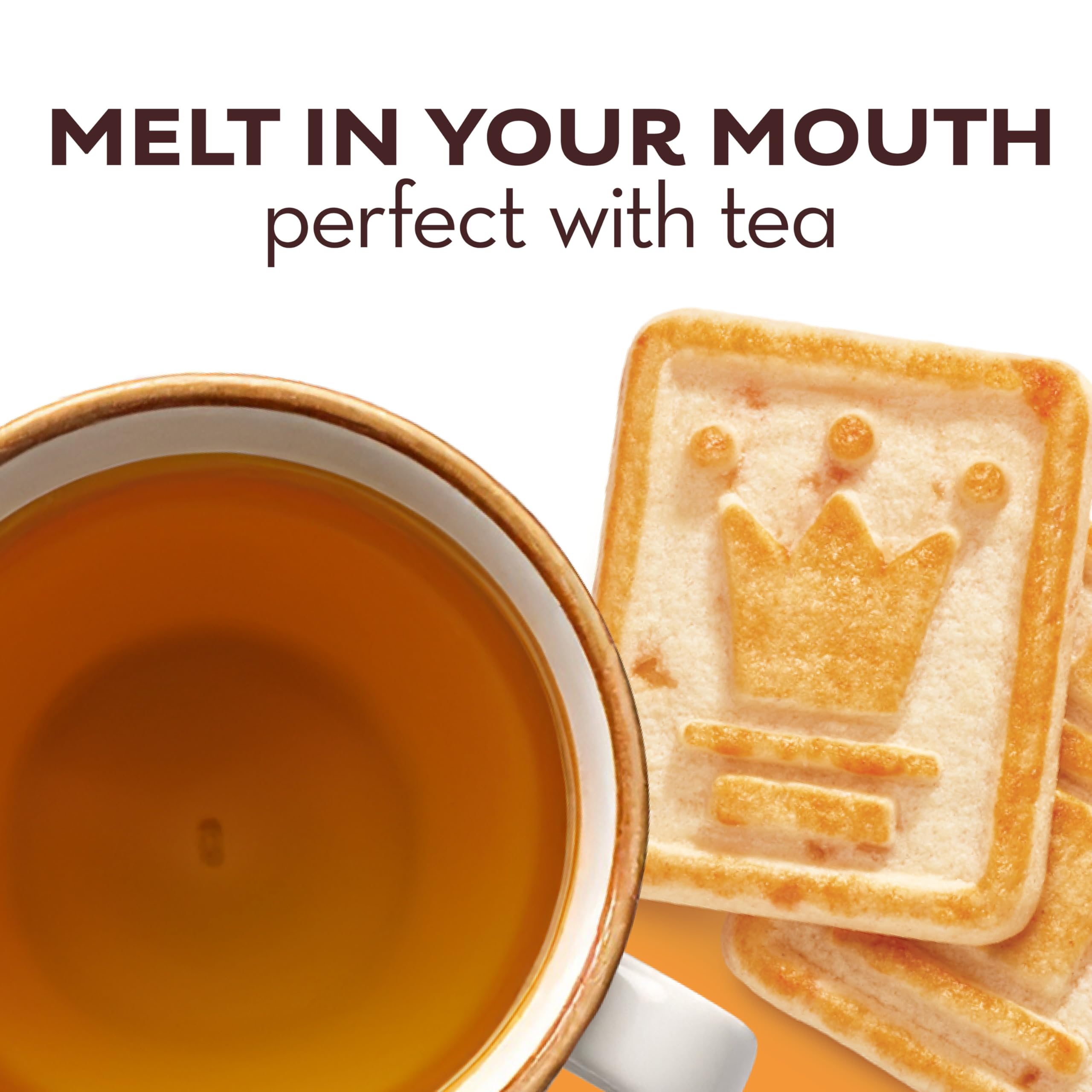 Pepperidge Farm Chessmen Salted Caramel cookies in a bowl beside coffee.