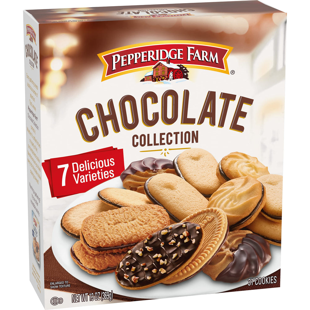 Pepperidge Farm Orleans cookie, delicate and chocolatey, ideal for gifting.