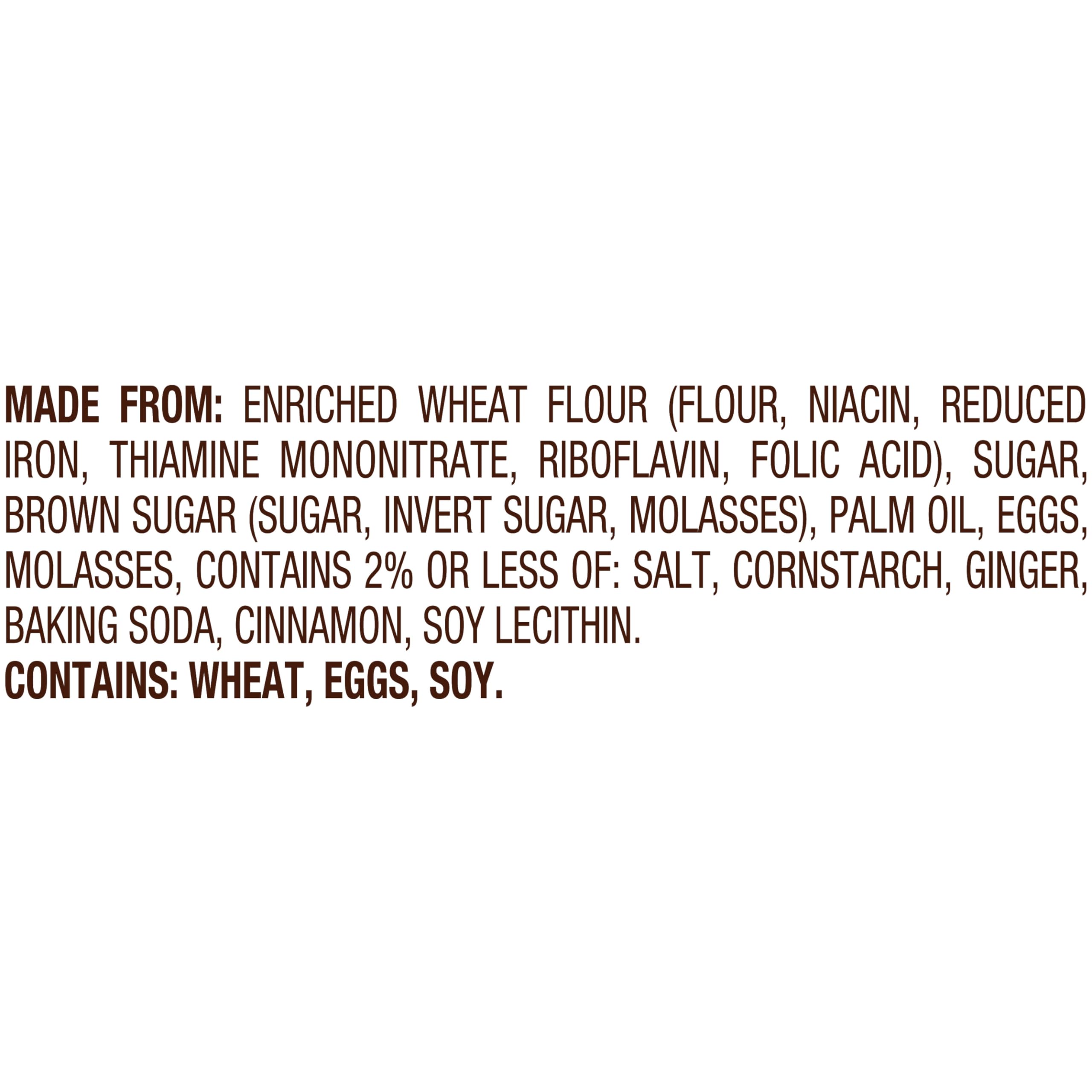 Pepperidge Farm Gingerman cookies perfect for dunking in milk.