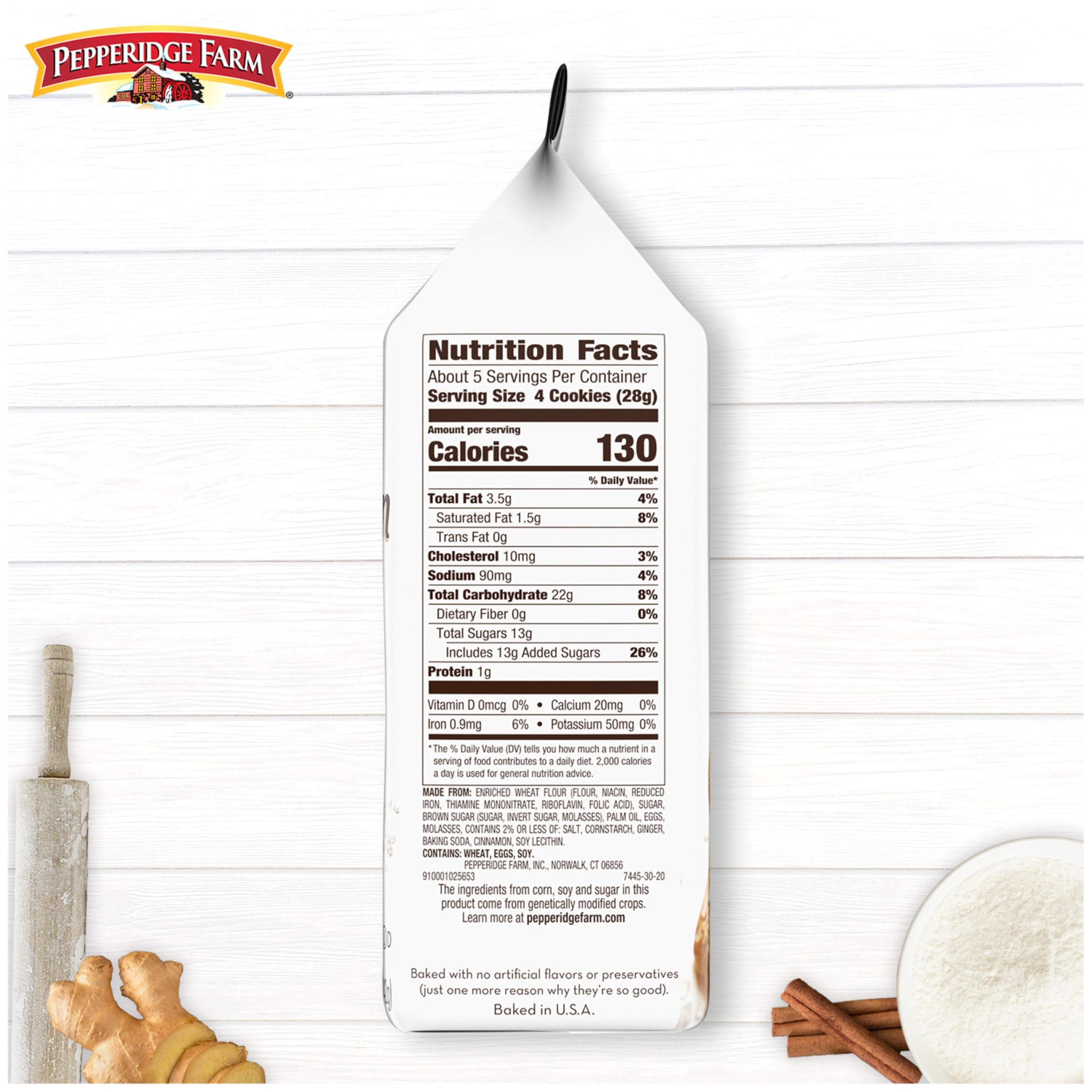 Pepperidge Farm Gingerman cookies pair with afternoon tea for a sweet break.