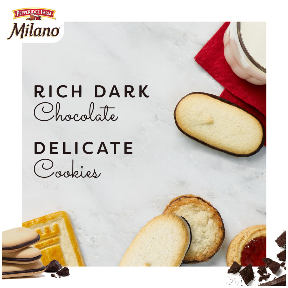 Pepperidge Farm Milano Dark Chocolate Cookies coffee pairing, perfect afternoon treat.