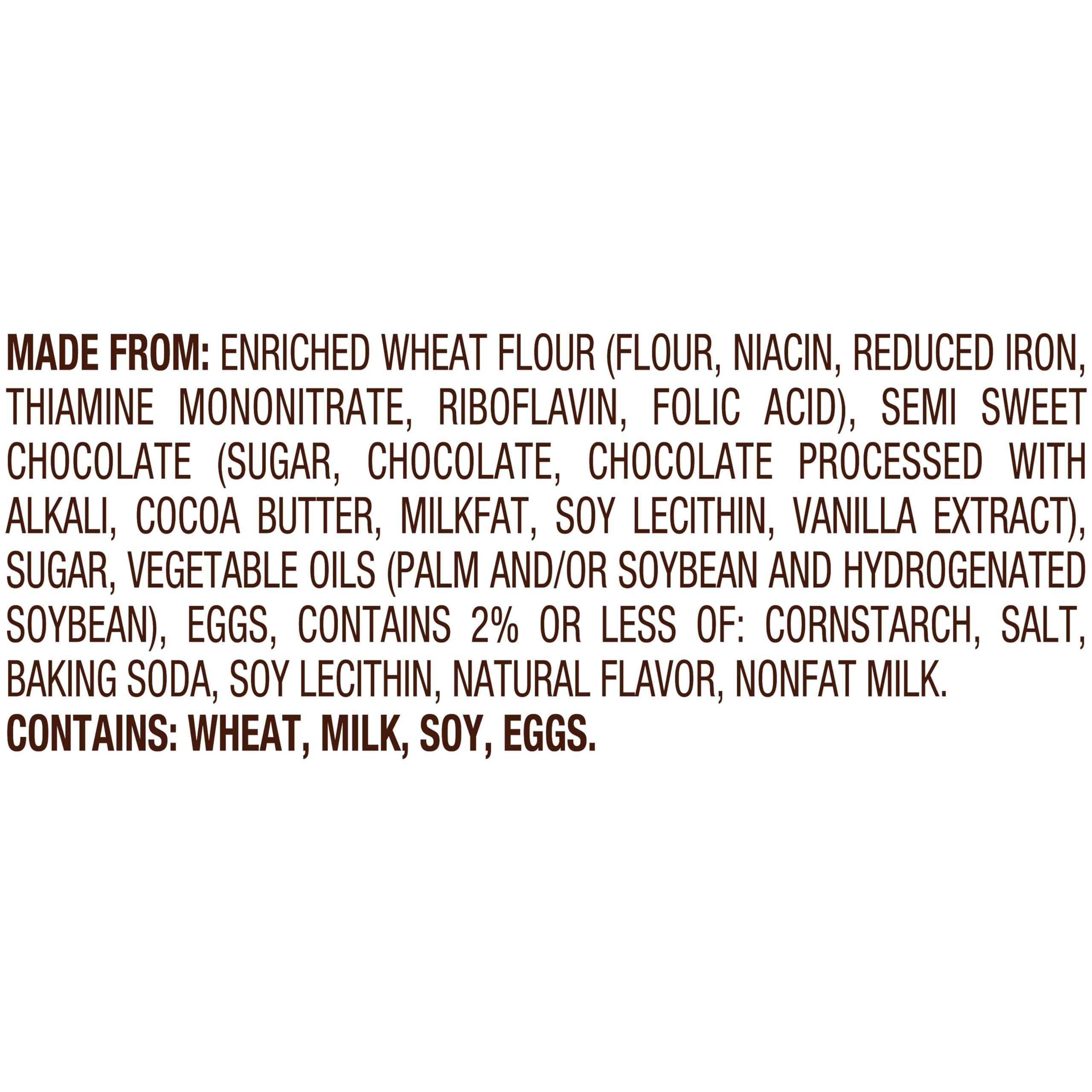 Pepperidge Farm Milano Dark Chocolate Cookies sandwich view with crisp cookies and rich center.