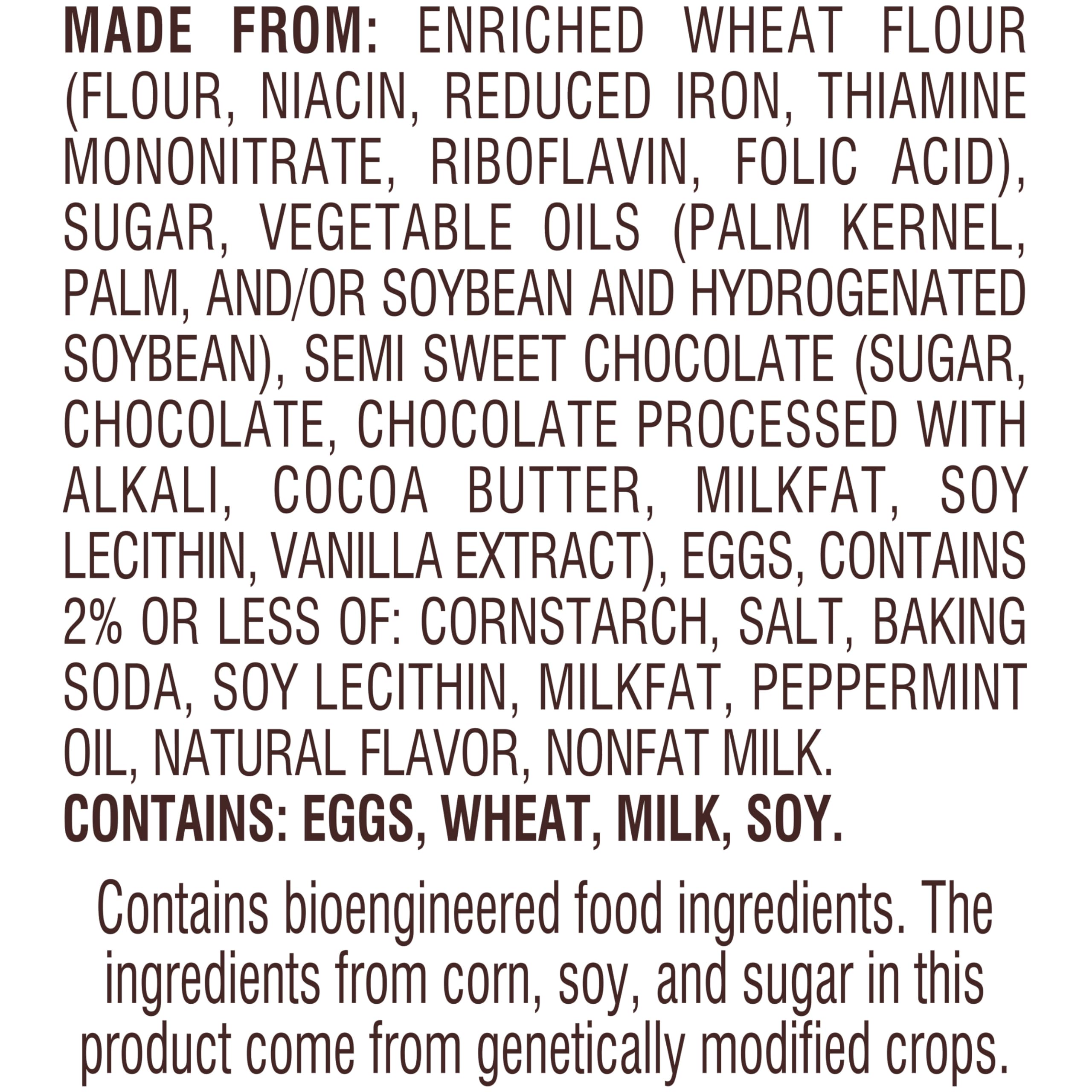 Pepperidge Farm Milano Mint closeup-mint-chocolate: rich flavor in every crisp bite.